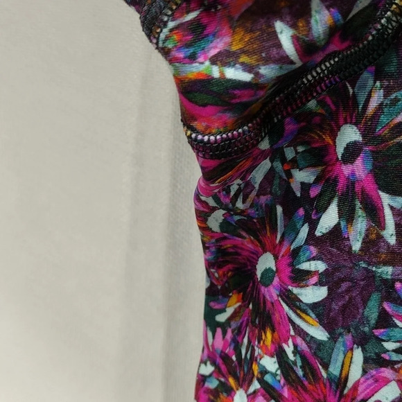 Lululemon Base Pace HR Tight 28" Lined Leggings In Floral Electric Multi Sz 12 - Picture 4 of 6